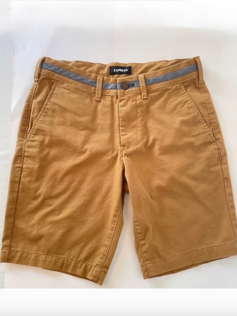 Express 365 Comfort stretch Shorts Brown 28